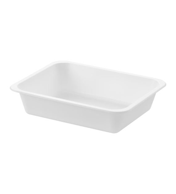(REUSE) POJEMNIK DO ZGRZEWU NIEDZIELONY B-227x178x50 BIAŁY LITE (32(40)/12/50)