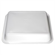 (REUSE) POJEMNIK DO ZGRZEWU NIEDZIELONY B-227x178x50 BIAŁY LITE (32(40)/12/50)
