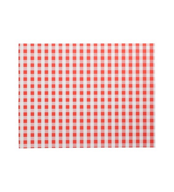 PODKŁAD PAPIEROWY 30x40 CZERWONY KARO(100szt)
