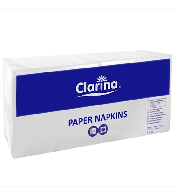 Serwetka 1-W 33x33 1/4 BIAŁA (24/10/500)