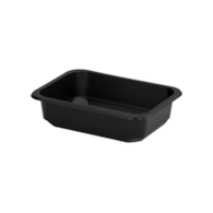 (REUSE) POJEMNIK DO ZGRZEWU T-1 187x137x48 CZARNY (42(48)/8/50)