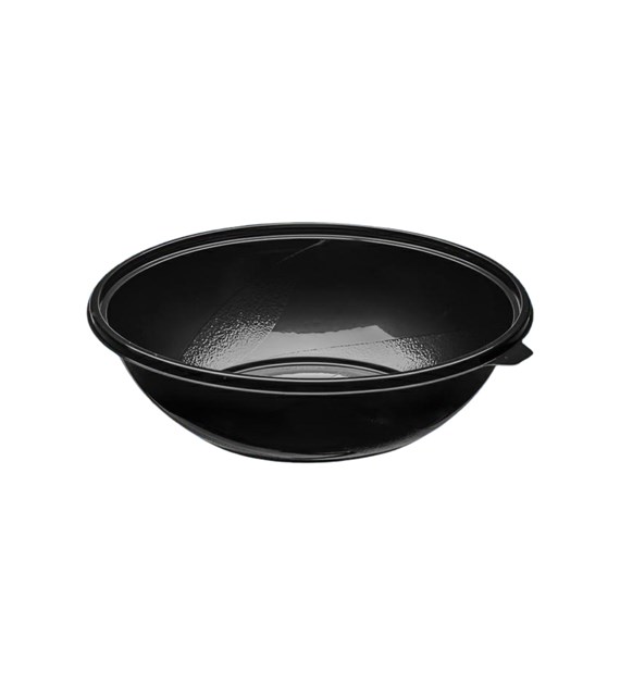 Miska PET CZARNA fi230mm 1000ml (12/6/50)