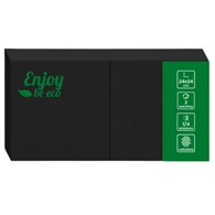 Serwetka 2-W 24x24 CZARNA (_/12/200)