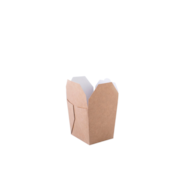 (EKO) ASIA BOX (FOOD BOX / KEBAB BOX) 750ml KRAFT/BIAŁY (24/4/50)