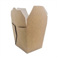 (EKO) ASIA BOX (FOOD BOX / KEBAB BOX) 1000ml KRAFT/BIAŁY (20/4/50)