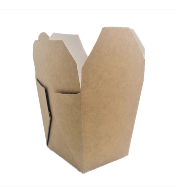 (EKO) ASIA BOX (FOOD BOX / KEBAB BOX) 1000ml KRAFT/BIAŁY (20/4/50)