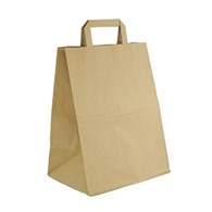 Torba SZARA z uchem płaskim 250x140x300 70g (_/1/50)