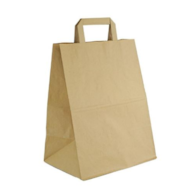 Torba SZARA z uchem płaskim 250x140x300 70g (_/1/50)