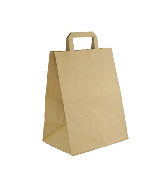 Torba SZARA z uchem płaskim 250x140x300 70g (_/1/50)