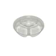 Pojemnik trójdzielny TRANSPARENTNY fi180mm 3x150ml (18/8/50)