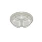 Pojemnik trójdzielny TRANSPARENTNY fi180mm 3x150ml (18/8/50)