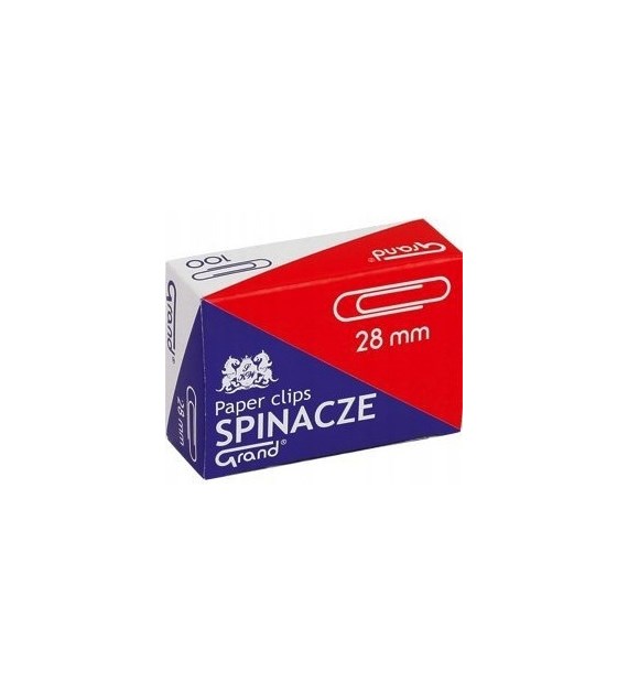 SPINACZE BIUROWE 28MM OKRĄGŁE (100szt)