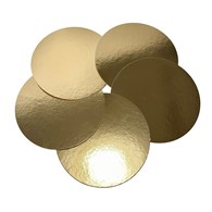 PODKŁAD OKRĄGŁY ZŁOTY 24cm 1050g GŁADKI (10szt)