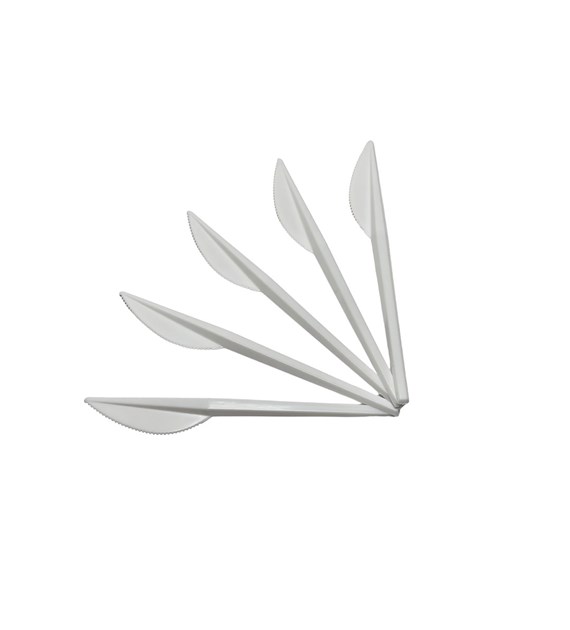 Nóż jednorazowy biały (28/50/100)