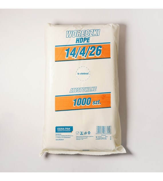Woreczki HDPE 14/4/26 6mic (88/10/1000)