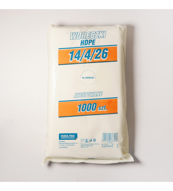 Woreczki HDPE 14/4/26 6mic (88/10/1000)