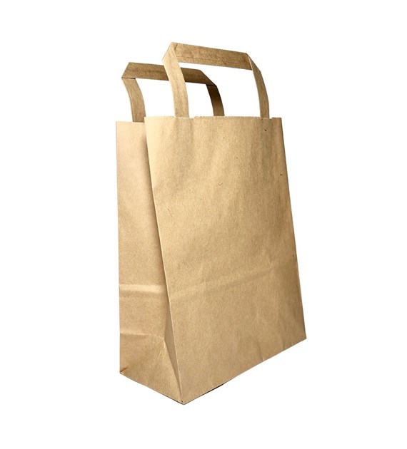 Torba SZARA z uchem płaskim 180x85x230 70g (0/1/50)