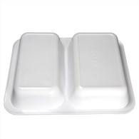 (REUSE) POJEMNIK DO ZGRZEWU DWUDZIELNY B-227x178x50 BIAŁY LITE (32(40)/12/50)