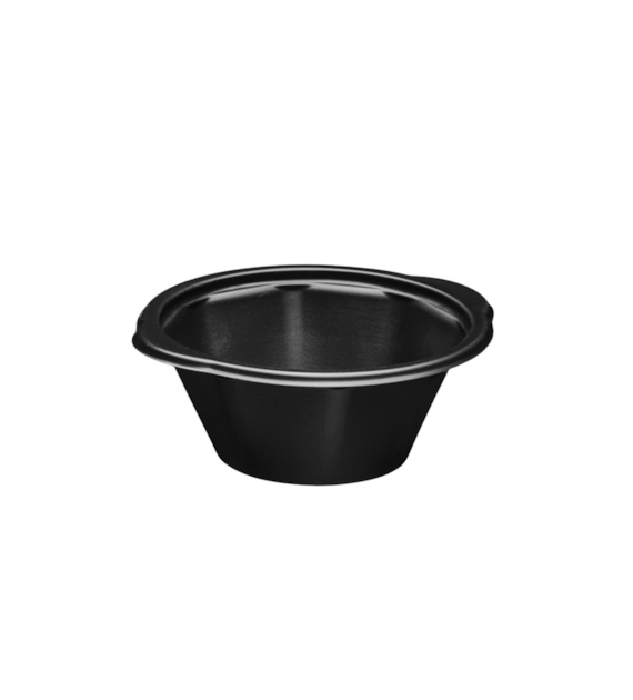 (REUSE) Miska D-5450C fi165mm 450ml CZARNA (18/10/50)