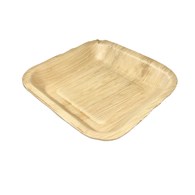 TALERZ Z LIŚCI PALMOWYCH KWADRATOWY 17x17CM (25szt)