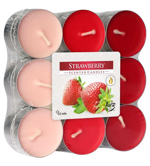 BISPOL świeca zapachowa podgrzewacz  Truskawka  (_/6/18)