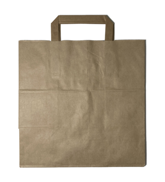 Torba SZARA z uchem płaskim 260x160x260 70g (40/1/250)