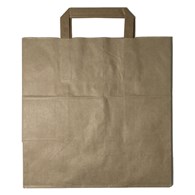 Torba SZARA z uchem płaskim 260x160x260 70g (40/1/250)