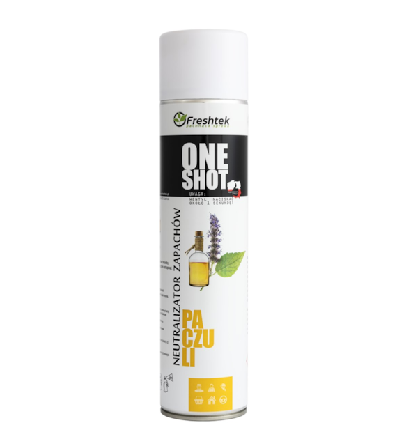 FRESHTEK ONE SHOT Neutralizator zapachów PACZULI 600ml (_/12/1)