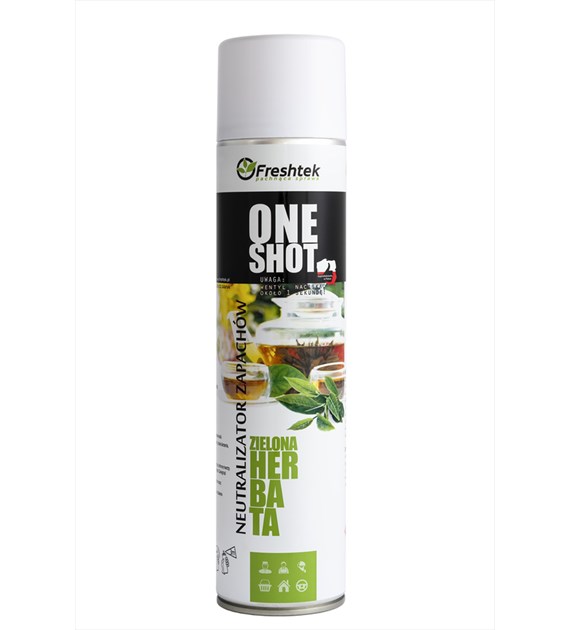FRESHTEK ONE SHOT Neutralizator zapachów ZIELONA HERBATA 600ml (_/12/1)