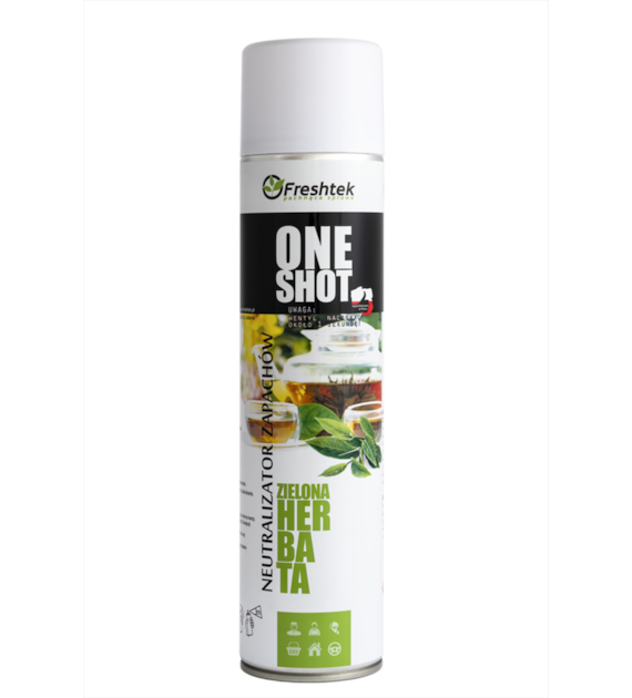 FRESHTEK ONE SHOT Neutralizator zapachów ZIELONA HERBATA 600ml (_/12/1)