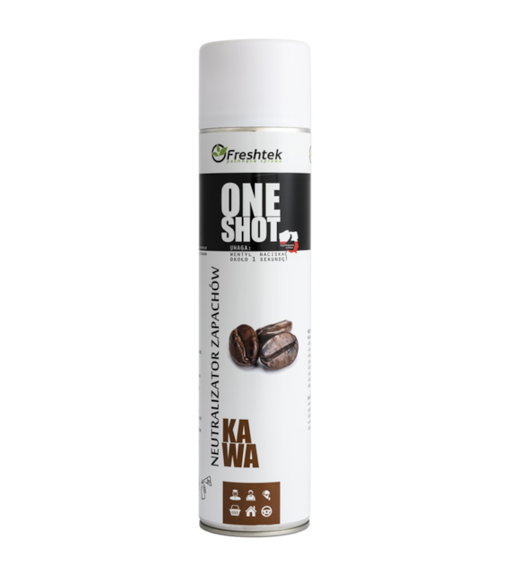 FRESHTEK ONE SHOT Neutralizator zapachów KAWA 600ml (_/12/1)