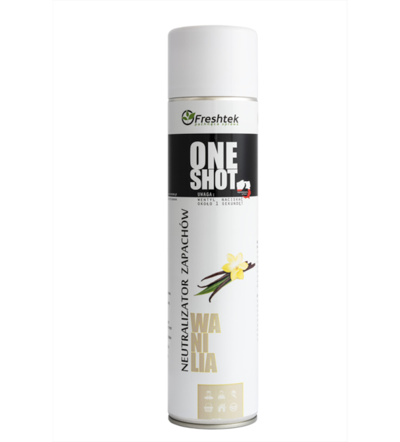 FRESHTEK ONE SHOT Neutralizator zapachów WANILIA 600ml (_/12/1)