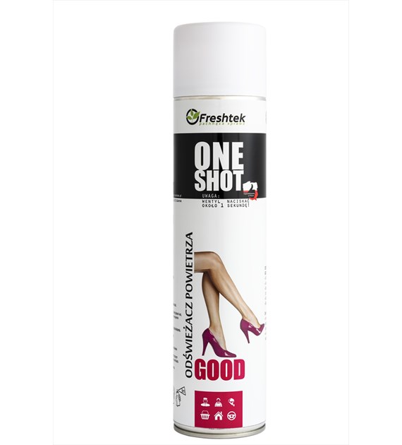 FRESHTEK ONE SHOT Odświeżacz powietrza GOOD 600ml (_/12/1)