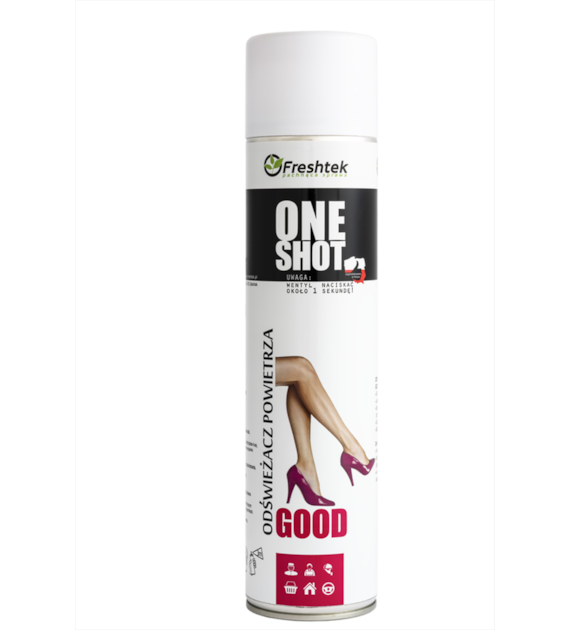 FRESHTEK ONE SHOT Odświeżacz powietrza GOOD 600ml (_/12/1)