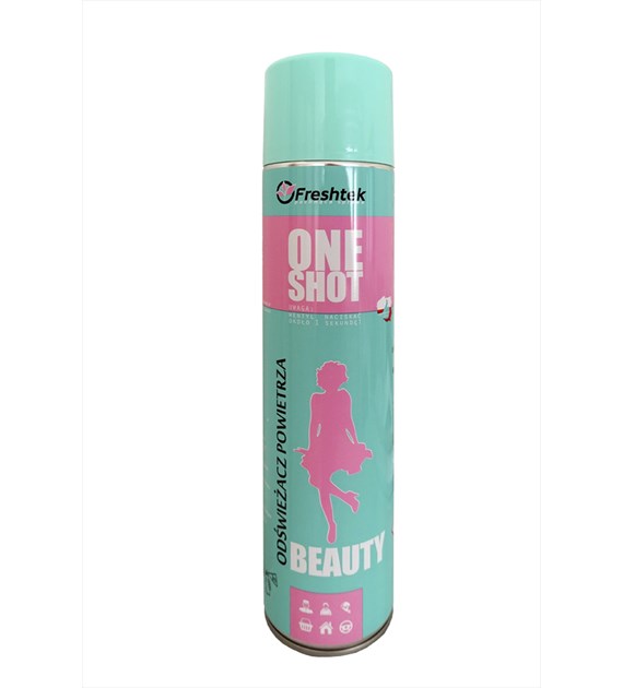 FRESHTEK ONE SHOT Odświeżacz powietrza BEAUTY 600ml (_/12/1)