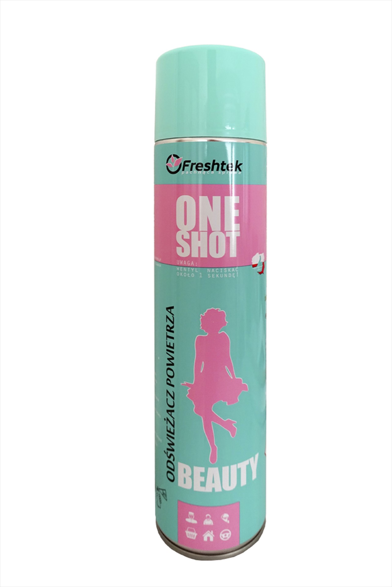 FRESHTEK ONE SHOT Odświeżacz powietrza BEAUTY 600ml (_/12/1)
