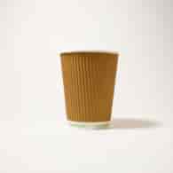 Kubek papierowy PLASTIC FREE 300ml KRAFT 3W (20/20/25)