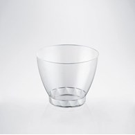 FINGERFOOD Kubek TIME transparentny 280ml PS (40/24/12)