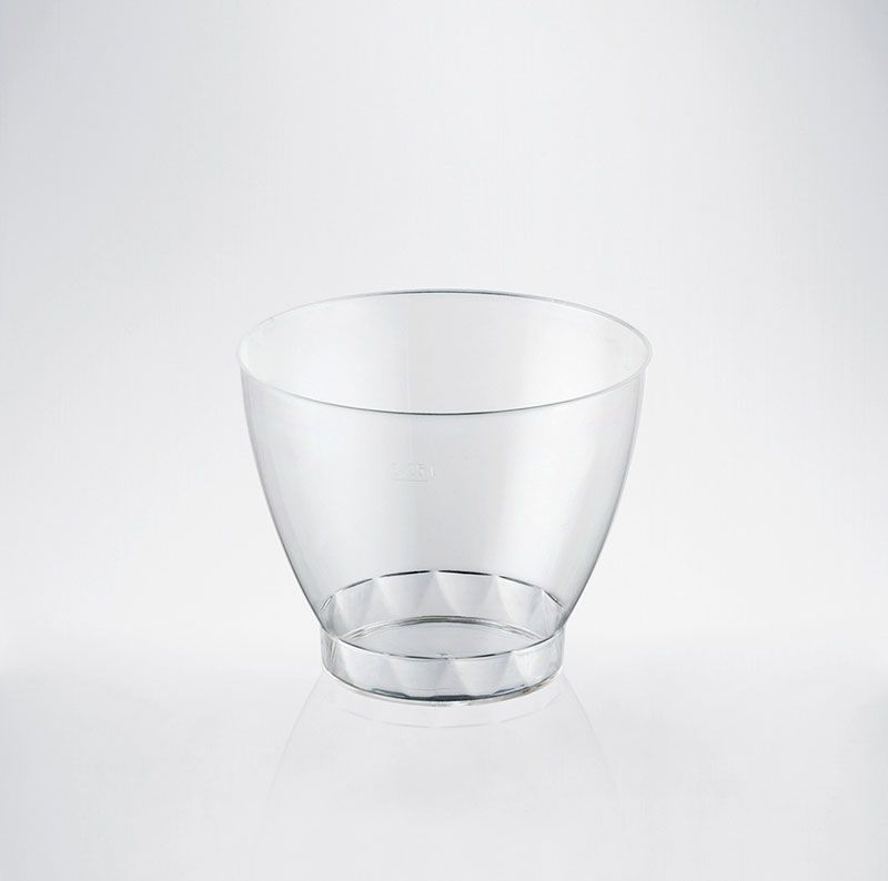 FINGERFOOD Kubek TIME transparentny 280ml PS (40/24/12)