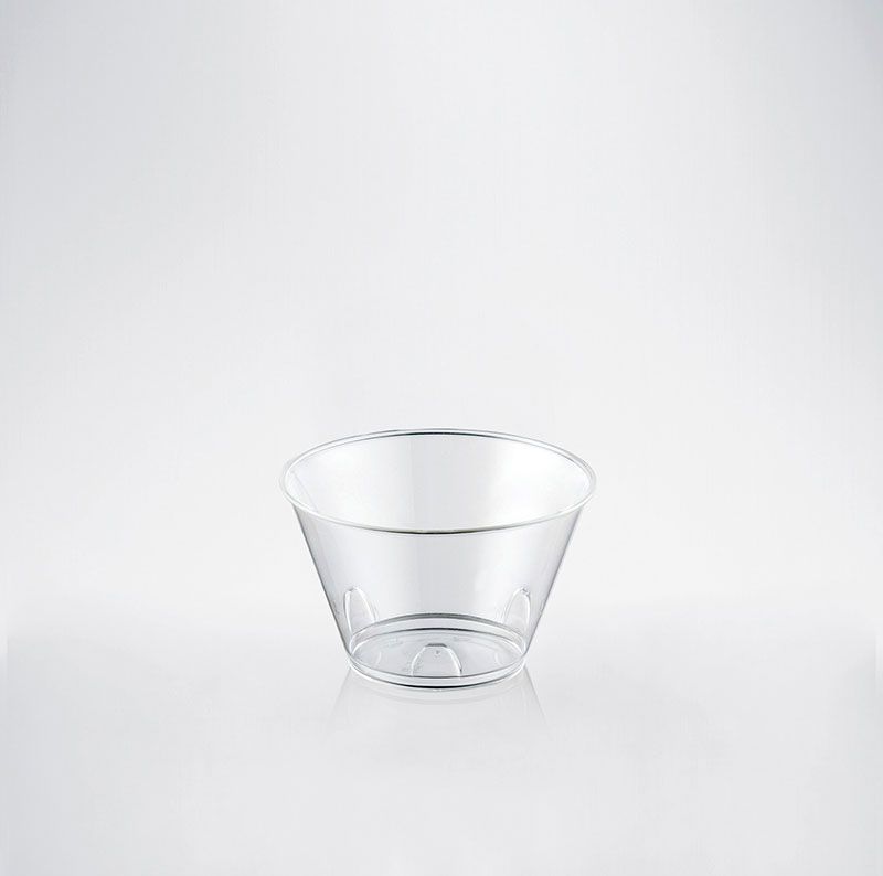 FINGERFOOD Kubek TULIP1 transparentny 70ml PS (63/20/24)
