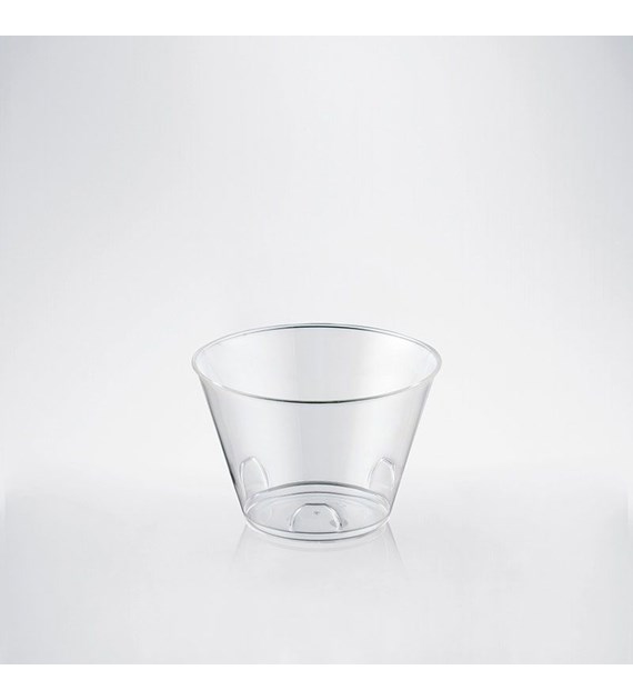 (REUSE) FINGERFOOD Kubek TULIP2 transparentny 100ml PS (96/20/24)