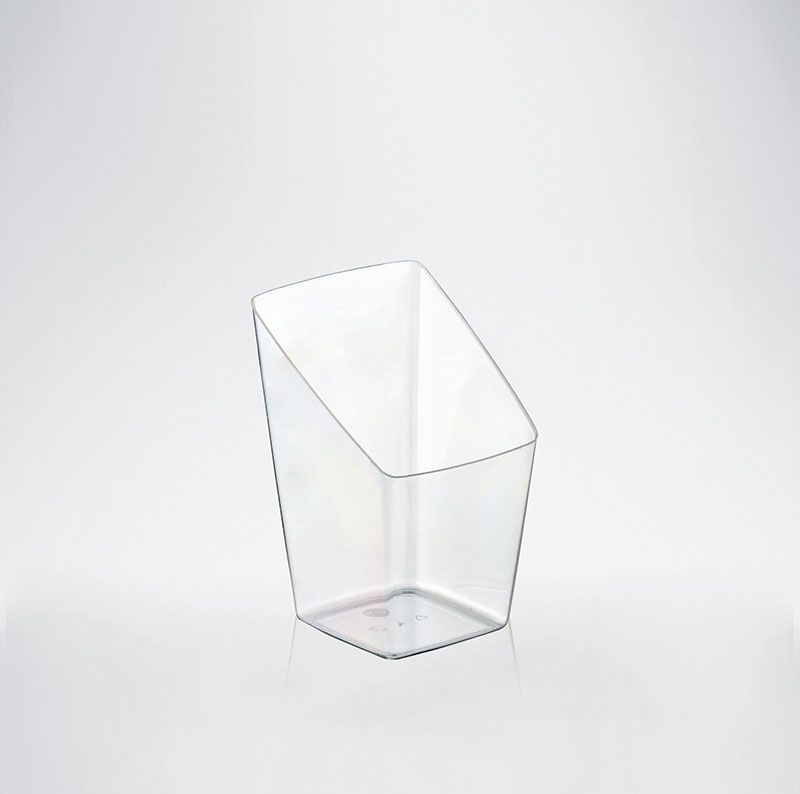 (REUSE) FINGERFOOD Pojemnik BUTLER transparentny 50ml PS (120/20/24)