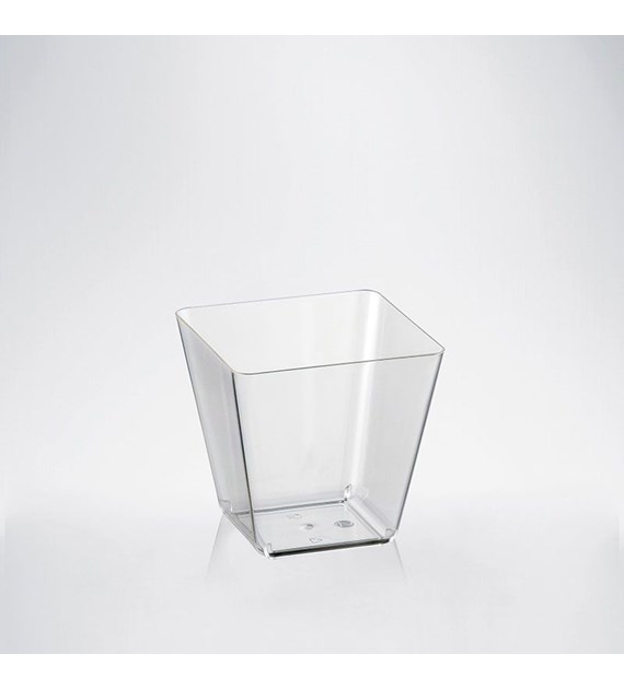 (REUSE) FINGERFOOD Pojemnik SPACE2 transparentny 120ml PS (108/20/24)