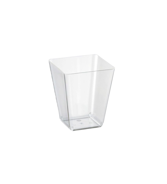 (REUSE) FINGERFOOD Pojemnik SPACE3 transparentny 150ml PS (96/20/24)