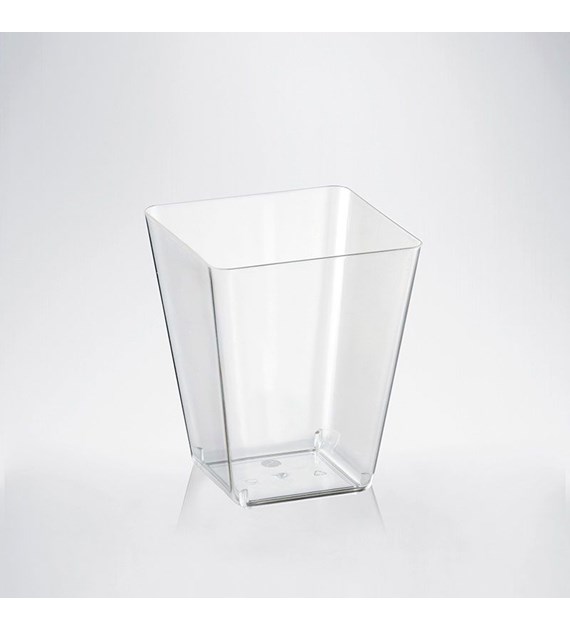 (REUSE) FINGERFOOD Pojemnik SPACE3 transparentny 150ml PS (96/20/24)