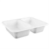 Think`n Pack Pojemnik do zgrzewu WZMOCNIONE ROGI dwudzielny biały T-227x178x40 PP (24/8/50)