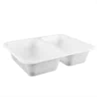 Think`n Pack Pojemnik do zgrzewu WZMOCNIONE ROGI dwudzielny biały T-227x178x40 PP (24/8/50)