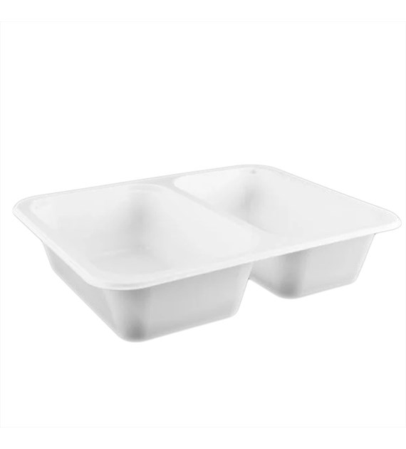 Think`n Pack Pojemnik do zgrzewu WZMOCNIONE ROGI dwudzielny biały T-227x178x40 PP (24/8/50)