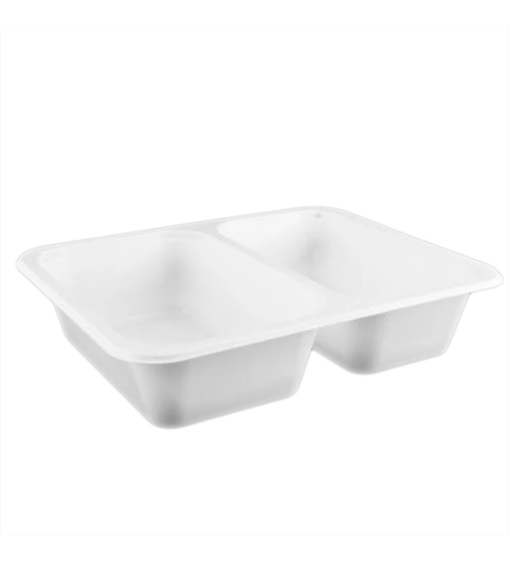 Think`n Pack Pojemnik do zgrzewu WZMOCNIONE ROGI dwudzielny biały T-227x178x40 PP (24/8/50)