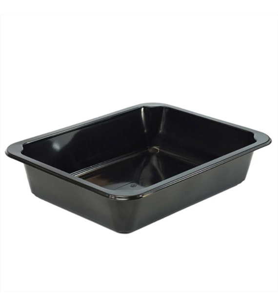 Think`n Pack Pojemnik do zgrzewu WZMOCNIONE ROGI niedzielony czarny T-227x178x50 PP (24/8/50)